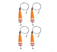 Springwillfly Galleggiante da pesca con rilevamento migliorato con colorazione riflettente ed elementi sonagli interni che imitano il movimento delle prede senza fare affidamento sull'esca viva (28,3