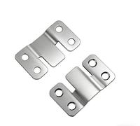 Springwillfly Gancio in acciaio inox resistente con gancio stile montagna per cornici, cartelli da parete e installazione a pannello (SLIVER L * 10)