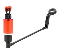 Springwillfly Indicatore di abboccata per canna da pesca alla carpa, basato su ABS, con elementi in acciaio inossidabile per una trasmissione accurata del segnale e stabilità (rosso)
