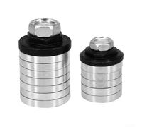 Springwillfly L'adattatore per smerigliatrice angolare in metallo per mandrini M10 e M14 consente la funzionalità della scanalatrice su smerigliatrici angolari standard (10 + 14 mm)