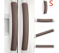 Springwillfly Le coperture per maniglie della porta del frigorifero migliorano lo stile della cucina proteggendo i tuoi elettrodomestici (S-marrone chiaro)