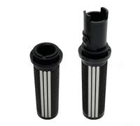 Springwillfly Manopole per manubrio progettate per bici da turismo CVO121 e 117 e dotate di tutte le prestazioni WeaFor Ther e base rinforzata in metallo (nero e bianco)