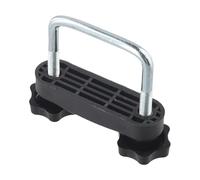 Springwillfly Morsetti resistenti per portapacchi con staffa a U e dado di bloccaggio per la sicurezza del box da tetto, con asta rimovibile, 68 cm, adatti per un'ampia gamma di veicoli (6 cm)
