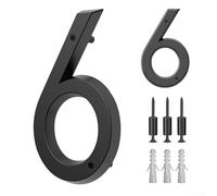 Springwillfly Numero civico galleggiante per applicazioni esterne che supportano una chiara identificazione tramite consegna e servizi (6 #)