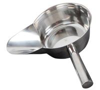 Springwillfly Paletta per alimenti in acciaio inox progettata per un movimento efficiente di patatine fritte e relative voci di menu (media)