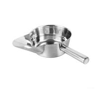 Springwillfly Paletta per alimenti in acciaio inox progettata per un movimento efficiente di patatine fritte e relative voci di menu (grande)