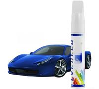 Springwillfly Penna per ritocchi per auto, 12 ml, per riparare graffi e scheggiature, con doppio pennello e punta fine, diverse opzioni di colore (blu)