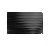 Springwillfly Piastra in alluminio per scongelamento rapido per sbrinamento per carne, pesce e pasti refrigerati senza microonde o acqua calda (M)