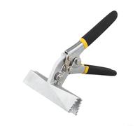Springwillfly Pinze per piegare lamiera, cucitrice a mano, ganascia larga, strumento dritto per saldatura, lavori di costruzione, doppio strato, manici gommati, impugnatura antiscivolo (D)