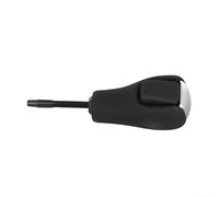 Springwillfly Pomello del cambio in pelle progettato per auto BMW, garantisce una vestibilità sicura sulla leva del cambio del veicolo (58 mm argento)