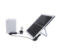Springwillfly Pompa a fontana a energia solare a 5 velocità, 9 V, 6 W, 10 W, per giardino roccioso artificiale e laghetto all'aperto, con motore a bobina in rame puro e cavo di ricarica solare (9 V