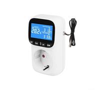 Springwillfly Presa regolatore di temperatura con termostato di riscaldamento e display digitale, opzioni timer, fornisce un controllo accurato della temperatura per molteplici applicazioni