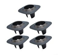 Springwillfly Protezione per la testa dell'irrigatore del prato compatibile con le teste standard di irrigazione pop-up per ridurre la fisica e mantenere l'integrità del paesaggio (5 pezzi, nero)