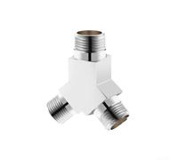 Springwillfly Raccordo del deviatore dell'acqua per il controllo dei percorsi di flusso nelle reti di tubi standard Uno in due fuori per quattro vie (D-1)