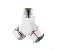 Springwillfly Raccordo del deviatore dell'acqua per il controllo dei percorsi di flusso nelle reti di tubi standard Uno in due fuori per quattro vie (D-3)