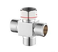 Springwillfly Raccordo deviatore dell'acqua per il controllo dei percorsi di flusso nelle reti di tubi standard Uno in due fuori per quattro vie (A-6)