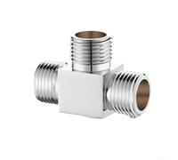 Springwillfly Raccordo deviatore dell'acqua per il controllo dei percorsi di flusso nelle reti di tubi standard Uno in due fuori per quattro vie (A-1)