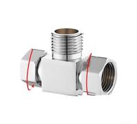 Springwillfly Raccordo deviatore dell'acqua per il controllo dei percorsi di flusso nelle reti di tubi standard Uno in due fuori per quattro vie (A-5)