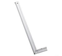 Springwillfly Righello ad angolo retto in acciaio inox con sistema metrico e per marcature imperiali con livello integrato per una costruzione accurata e un uso artigianale (50 cm)