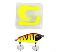Springwillfly Roll Bait con realistica silhouette di pesce e dettaglio occhio 3D per migliorare l'attrazione e innescare attacchi di reazione (100 mm 72g/76.5g 3#)