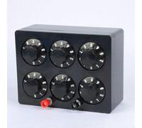 Springwillfly Scatola del resistore J23022 per resistenza regolabile dei laboratori accademici da 0 a 99999,9 ohm che sostiene le dimostrazioni di teoria elettrica