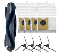 Springwillfly Set completo di accessori di ricambio per aspirapolvere robot Eufy C10, include spazzola principale, filtri, panni per mocio e sacchetti per la polvere (A)