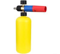 Springwillfly Spruzzatore di schiuma regolabile per lavaggio auto con interfaccia Quick Connect e modello di spruzzo settoriale per una copertura uniforme e una pulizia efficiente del veicolo (B)