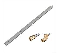 Springwillfly Strumento per la pulizia del radiatore del serbatoio dell'acqua dell'automobile con palo in acciaio inossidabile e valvola tracheale connessione rapida per la manutenzione del sistema di