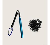 Springwillfly Supporto dell'anello del verme della tagliatella con l'interfaccia robusta e la larghezza interna vuota di 11.5mm per il posizionamento coerente dell'esca