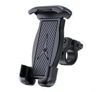 Springwillfly Supporto per cellulare per moto e auto, facile da usare con una sola mano, adatto per manubrio e specchietto retrovisore (manubrio)