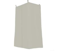 Springwillfly Tenda da esterno per la privacy dello yacht 210D tessuto Oxford copertura fasciatoio impermeabile antipolvere tenda per barca riparo portatile 77 x 69 x 183 cm (bianco)