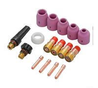 Springwillfly TIG Saldatura Accessori Set 16PCS Con Per Obiettivo Gas Stubby Per WP17 WP18 WP26 Tipi Torcia Adatto PTA 17/18/26 E Diamondback DB Serie