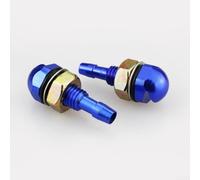 Springwillfly Ugello spruzzatore tergicristallo in lega di alluminio adatto per veicoli dotati di porte per ugelli del braccio tergicristallo in stile OEM (blu)