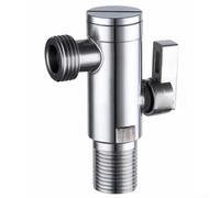 Springwillfly Valvola ad angolo in acciaio inox per controllo dell'acqua multi scenario, inclusi rubinetti per lavello, scaldabagno, valvole WC e bacini (20 mm)