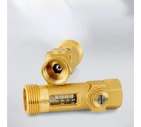 Springwillfly Valvola d'equilibratura d'ottone caricata a molla DN15 DN20 con il misuratore di portata 13 5Lmin 28Lmin per la regolazione della portata nei sistemi di acqua calda e fredda