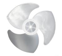 Springwillfly Ventola con montaggio a foro D compatibile con alloggiamenti standard Turbo per un movimento continuo dell'aria e un uso funzionale (bianco -18 cm)