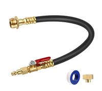 Sprinkler adattatore per soffiaggio, impianto irrigatore resistente all'inverno, impianto antigelo con valvola di intercettazione, set compressore d'aria per , barca, rimorchio da viaggio
