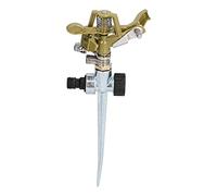 Sprinkler automatico a 360 gradi Acqua Acqua Spruzzabile Distanza a spruzzo regolabile Edilizia in lega di zinco durevole per l'irrigazione del giardino da prato (Stile ugello metallico)