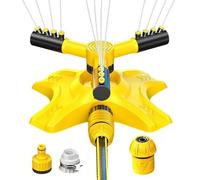 Sprinkler Da Giardino Attrezzo Automatico Regolabile Rotante A 360° Con 3