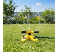 Sprinkler da Prato 360° Copertura Ampia Irrigatore Rotante 360 Gradi per Orto