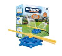 Sprinkler for Kids, Interactive Backyard Water Games, 360 Degree Rotating, Portable Summer Outdoor Activity for Backyard Play and Poolside Fun, 10.24 x 24.41 x 5.12 inches
