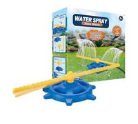 Sprinkler For Kids, Interactive Backyard Water Games, ABS Material, 360-Degree Rotating, Portable Summer Outdoor Activity, Poolside Fun For Backyard Play & Entertainment, 26x62x13cm