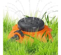 Sprinkler For Yard - 8-Modes Heavy Duty Lawn Sprinkler, 360 Degree Rotating Irrigation System, Garden Watering Tool | Grass Sprayer For Flower Beds Raised Beds Terrace Balcony Pots Nursery Home Farm