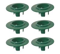 Sprinkler Guard - ABS 7.6cm, Lawn Head Shield, Adjustable Depth | Pack Of 6, Irrigation Protector, Mower Damage Cover For Farm, Country, Patio, Yard, Garden, Backyard, Porch, Grass, Landscapes