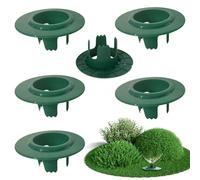Sprinkler Head Protector Donut Guards, 3 pollici High Durable Yard Sprinkler Shield, Easy Install Secure Fit Guard for Lawns, Garden and Farm Irrigation, High Visibility Green Protective Donut