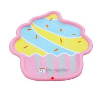 Sprinkler Pad, Water Splashing Pad Wading Pool, PVC Material, Interactive Outdoor Water Toys for 3+ Years Old Girls, Boys, Children, Kids, Dogs, 170x170cm