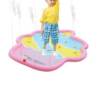 Sprinkler Play Mat - Sprinkler per cani con piscina poco profonda, giocattolo per acqua da splash all'aperto portatile per prato da giardino e cortile, attività di estivo per i to