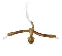 Sprinkler rotativo automatico - Spripoudrer vertebrale automatico | 19 mm Arte automatica per giardino | di spruzzatura a 360 gradi con testa rotante per terrazza del giardo