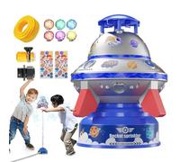 Sprinkler Toy Kids Water Sprinkler with 360 gradi Rotation, Flying Saucer Lighting Effect for Pet Cooling, Gardening, Backyard Watering, Beach Trips, Carnival Games, RV, and School