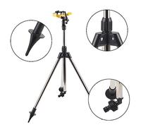 Sprinkler treppiede in acciaio inossidabile Sustvita, strumento di irrigazione dell'acqua per il metodo di irrigazione automatica del giardino, ideale per prati e cure per le